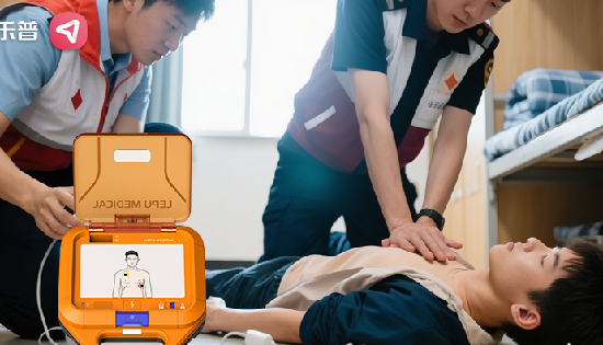学生宿舍内心脏骤停，乐普AED助力实时紧急救援~